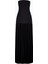 Structured Bodice Gown Pleated Maxi Length Formal Dress Kadın Elbise 2