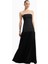 Structured Bodice Gown Pleated Maxi Length Formal Dress Kadın Elbise 4