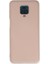 Redmi Note 9 Pro Kılıf Içi Kadife Kaplı Nano Silikon Kapak - Pudra 1