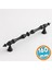 Mobilya Mutfak Dolabı Çekmece Dolap Kulpları Kapak Kulpu Kulbu Siyah 160 mm Metal Kulp 1