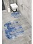 Su Emici Yumuşak Kaymaz Taban Sünger Dolgulu Yıkanabilir Dekoratif Banyo Paspası Takımı 1227 Oval 1
