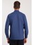 Regular Fit Rahat Kesim Cepli Denim Düğmeli Yaka lacivert Kot Gömlek 7