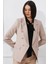 Düğmeli Diana Blazer Ceket M4488 Bej 5