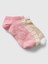 Kadın Pembe Bilekte 3'lü Çorap Seti 2