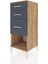 Hyperion Komodin 3 Çekmeceli 44X44X106 Çam-Antrasit 3