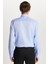 Slim Fit Mavi Non-Iron %100 Pamuk Doğa Dostu Ekoteks Belgeli Ütü Gerektirmez Gömlek 5
