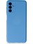 Samsung Galaxy A14 4g Kılıf Içi Kadife Kaplı Nano Silikon Kapak - Mavi 1