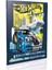 Hot Wheels Arabalı A4 40 Yaprak Kareli Dikişli Defter 1