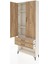 Arges Dolap 3 Raflı 2 Çekmeceli 2 Kapaklı 88X30X221 Aytaşı-Çam 4
