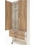 Arges Dolap 3 Raflı 2 Çekmeceli 2 Kapaklı 88X30X221 Aytaşı-Çam 5
