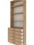 Arges Dolap 4 Raflı 5 Çekmeceli 88X30X243 Çam-Çam 5