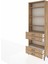 Arges Dolap 5 Raflı 4 Çekmeceli 88X30X243 Çam-Çam 4