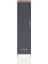 Hyperion Dolap 4 Raflı Tek Çekmeceli Tek Kapaklı 44X44X182 Çam-Antrasit 1