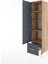 Hyperion Dolap 4 Raflı Tek Çekmeceli Tek Kapaklı 44X44X182 Çam-Antrasit 4