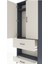 Arges Dolap 3 Raflı 2 Çekmeceli Tek Askılı 88X30X221 Antrasit-Aytaşı 5