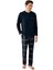 Erkek Lacivert Pijama Takımı 3507 1