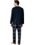 Erkek Lacivert Pijama Takımı 3507 3