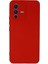 Vivo V23 5g Kılıf Içi Kadife Kaplı Nano Silikon Kapak - Kırmızı 1