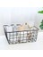 Mat Siyah Organizer Sepet 32x25x16 cm Banyo ve Mutfak İçin Pratik Çözüm 6