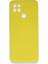 Oppo A15 Kılıf Içi Kadife Kaplı Nano Silikon Kapak - Sarı 1