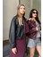 Kadın Siyah Suni Deri Ceket – Oversize 4