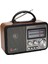Orta Boy Retro, Nostaljik, Ahşap Tasarım Bluetooth Hoparlörlü, Şarjlı, Taşınabilir Fm/am Destekli Radyo NS-8897 (5148) 1