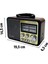 Orta Boy Retro, Nostaljik, Ahşap Tasarım Bluetooth Hoparlörlü, Şarjlı, Taşınabilir Fm/am Destekli Radyo NS-8897 (5148) 4