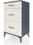 Hyperion Komodin 3 Çekmeceli 60X44X96 Antrasit-Aytaşı 3