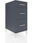 Kronos Komodin 3 Çekmeceli 44X59X96 Antrasit-Antrasit 2