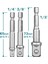 3 Lü Soket Adaptörü 1/4 - 3/8- 1/2 3