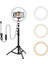 Halka Işık Genişletilmiş Standı ve Telefon Tutucusu Youtube Videosu Için Kamera LED Halka Işık Akış Makyaj Selfie Fotoğrafları ile Uyumlu (Bbl HX260 10 Inç) 1