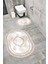 Su Emici Yumuşak Kaymaz Taban Sünger Dolgulu Yıkanabilir Dekoratif Banyo Paspası Takımı 1065 Oval 1
