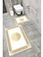 Su Emici Yumuşak Kaymaz Taban Sünger Dolgulu Yıkanabilir Dekoratif Banyo Paspası 1039GOLDAY 1