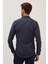 Slim Fit Uzun Kollu Düğmeli Yaka Pamuklu Kolay Ütü Çizgili Erkek Gömlek 6
