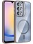 Samsung Galaxy A16 Kılıf M-Safe Destekli ve Lens Hediyeli Standlı Nefrayel Premium Kapak 1