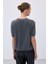 Sakallı Kısa Kol Triko - Antrasit 8