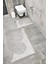 Su Emici Yumuşak Kaymaz Taban Sünger Dolgulu Yıkanabilir Dekoratif Banyo Paspası 1015 1