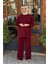 Pantolonlu Takım W-6947 Bordo 1