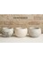 3'lü El Yapımı Dekoratif Saksı Handmade Taş Tozu Mermer Desenli Mumluk Kalemlik Sukulent Obje 8cm 1