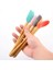 5 Parça Bambu Silikon Spatula Kaşık Fırça Seti Bambu Mini Kaşık Spatula Fırça Seti Yüksek Kalite 5