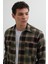 Erkek Regular Fit Normal Kesim Çift Cepli Kışlık Oduncu Kareli Gömlek 1
