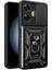 Realme C55 Kılıf Tam Koruma Sağlayan Kamera Sürgülü Sert Silikon Kapak Ryc/pars Yüzüklü 1