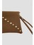 Geez Troklu Clutch Çanta Taba 3