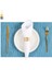 Pvc Bambu Deseni Luterslin Placemat, Üst Düzey Isı Yalıtım Paspası, Su Geçirmez ve Yağ Geçirmez Placemat, 6 Adet (Yurt Dışından) 1