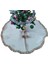 , Yılbaşı Çam Ağacı Altı Örtüsü, Çam Ağacı Ayak Halısı Örtüsü, Krem Renk, Peluş, 90 cm 1