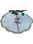 , Yılbaşı Çam Ağacı Altı Örtüsü, Çam Ağacı Ayak Halısı Örtüsü, Krem Renk, Peluş, 90 cm 5