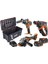 JP18L3-402TB 2x4.0Ah Çift Akülü Kombo Set - Darbeli Matkap + Kırıcı Delici + Kömürsüz Taşlama - 4935478616 1