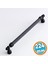 Mobilya Mutfak Dolabı Çekmece Dolap Kulpları Kapak Kulpu Kulbu Siyah (224 Mm-22.4 Cm) Metal Kulp 1