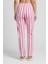 Kadın Çizgili Pijama Altı M4536K26 Pembe 5