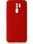 Redmi 9 Kılıf Içi Kadife Kaplı Nano Silikon Kapak - Kırmızı 1